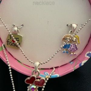 Necklace with charms or with pendant. Friendship style. NIB